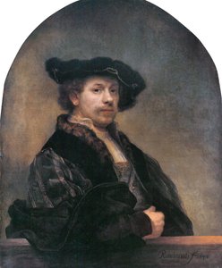 自画像 作： Rembrandt van Rijn